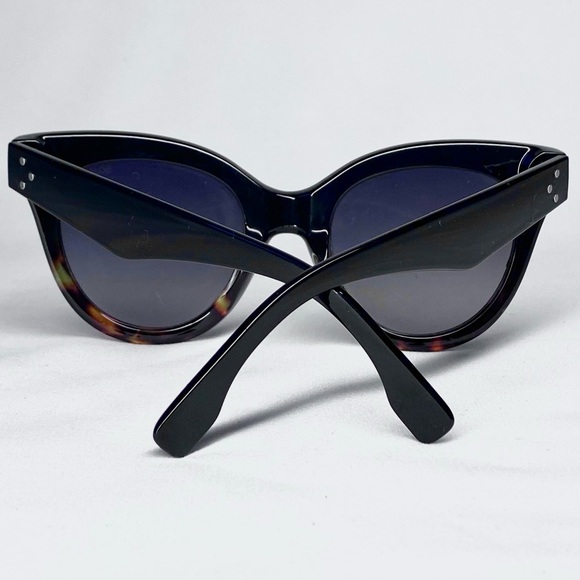 Sojos Retro Cat Eye Sunglasses Black & Tortoise Shell Fade Frames - Picture 3 of 15